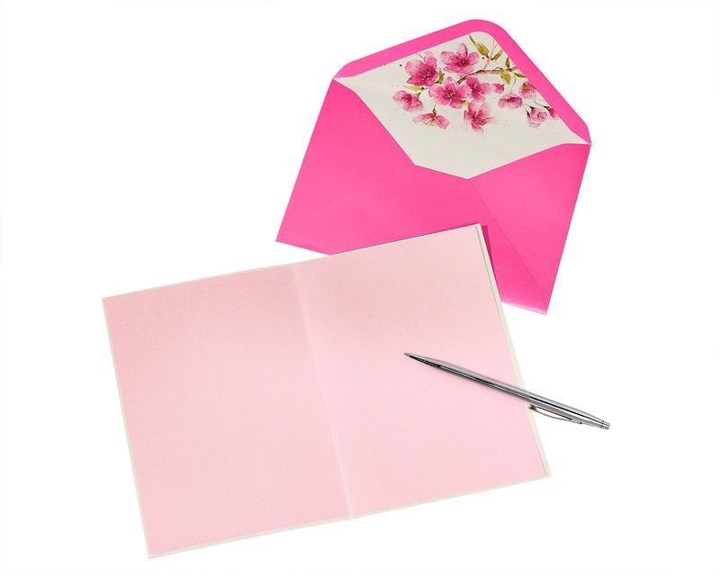 Papyrus Blank Card for Her (Pink Glitter Butterflies) - Image 3